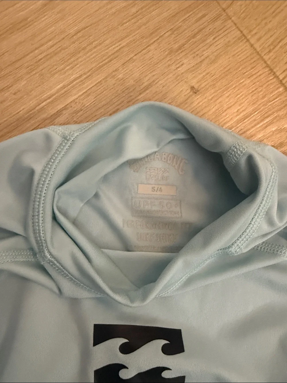 Billabong kids small Pale Blue Long Sleeve surf Guard shirt